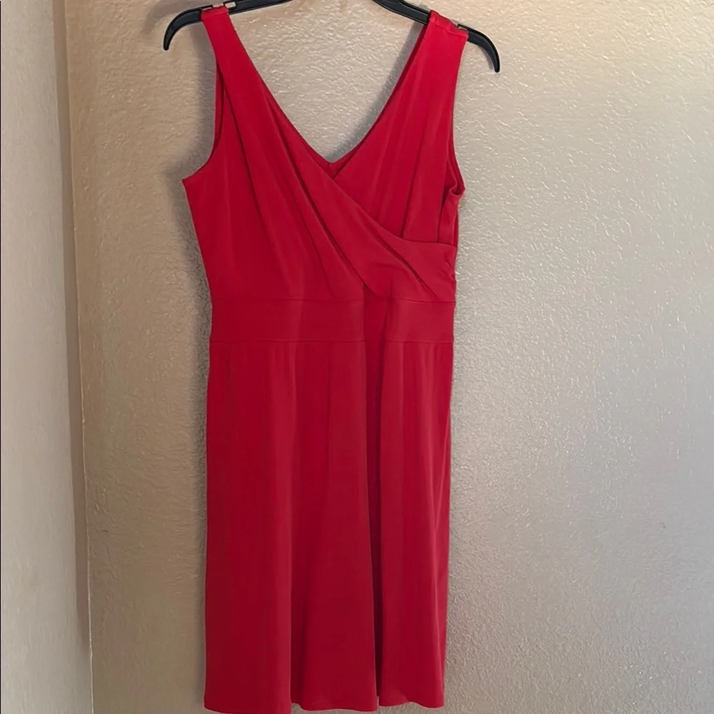 Maurices Red Sheath Mini Dress V-Neck Sleeveless - Picture 1 of 2